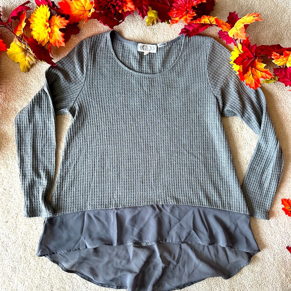 Pink Rose long sleeve tunic